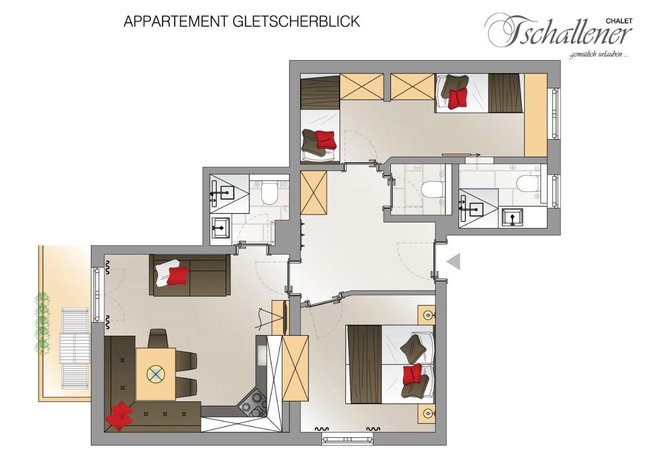 Chalet Tschallener Ried im Oberinntal Ngoại thất bức ảnh